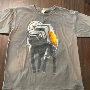 E719 NWOT Boys Graphic Tee Grey Sz. YM